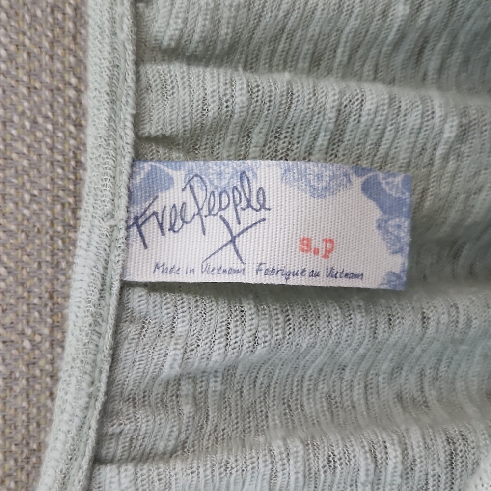 Free People Boho Long Sleeve Shirt Size Small - Picture 5 of 16
